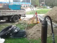 Бестраншейная прокладка, проколы, водопровод, коммуникации, (Кротом, ГНБ) под ключ, фотография 3