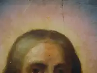 Икона Бог Саваоф и Святой Дух в старинном дубовом кивоте. Россия, СПб., кон. XVIII века., фотография 8