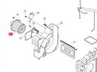 Мотор отопителя Hyundai HL760-7A 11N6-90700, фотография 5