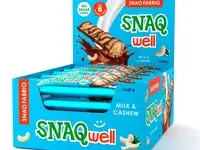 Вафли с начинкой snaq well - молочно-ореховый