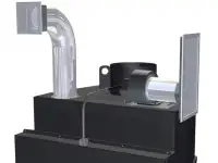 CONFORT TS 65х100 - угловой камин Climacalor, Италия, фотография 9