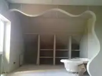 Работы с гипсокартоном, перегородки, потолки, арки