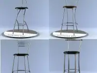 Высокие барные стулья и табуреты, готовые и на заказ.