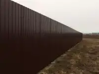 Забор из профнастила под ключ!