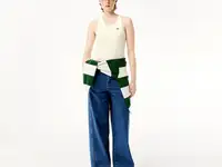 Женская облегающая хлопковая майка lacoste, фотография 4