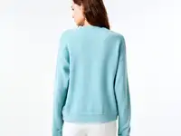 Женский шерстяной свитер lacoste с круглым вырезом, фотография 2