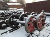 Колесная пара тепловоза ТГМ23 бандаж 67 гребень 32,5 мм