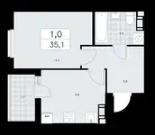 Продам 1 комнатную квартиру