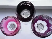 Фужеры цветной хрусталь ГДР, фотография 2