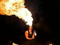 Огненное шоу (фаер-шоу, fire show) в Троицке., фотография 6