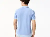 Мужское хлопковое поло lacoste regular fit, фотография 2