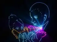 Лазерное шоу на свадьбу, день рождение