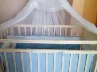 Кроватка детская+бортики+балдахин+кенгу, фотография 3