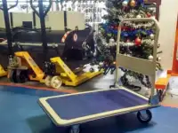 Тележка для склада со складной ручкой, фотография 8