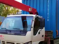 Перевозка бытовки манипулятором