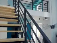 Изготовление лестниц на металлическом каркасе