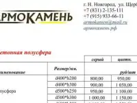 Бетонная полусфера d400хh300 мм (парковочный ограничитель), фотография 8