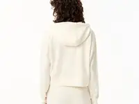 Женская короткая толстовка lacoste с капюшоном, фотография 2