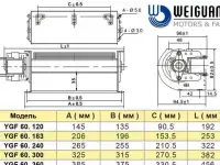 Тангенциальные вентиляторы WEIGUANG серии YGF, фотография 3
