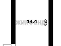 Продается комната 14 м2 в 3 ком.кв.