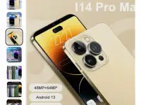 Смартфон i14 pro max 1 memory:16+1tb gold новинка