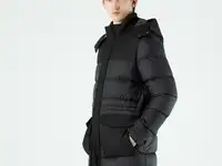 Мужская двусторонняя стеганая куртка lacoste loose fit с подкладкой, фотография 5