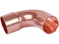 Отвод двухраструбный медный, D 1-508 мм, s 3-6 мм, Марка: МНЖ5-1, Угол: 40-180 мм