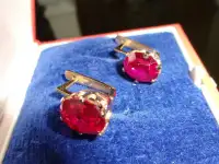 Серьги Золотые 583 пробы СССР. Новые 5.71гр, фотография 2