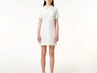 Платье lacoste на молнии с воротником поло