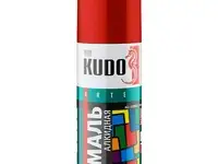Эмаль универсальная, аэрозоль kudo technology, желтая глянцевая 520мл