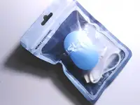 Bluetooth-гарнитура беспроводная A6S TWS голубой кейс, фотография 10