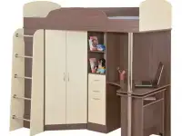 Кровать чердак двухъярусная Бриз 1 новая, фотография 3