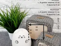 Интерьерные корзины ручной работы, фотография 5