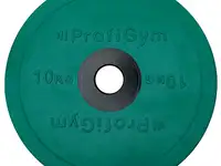 Диск profigym обрезиненный цветной d=50(10 кг)
