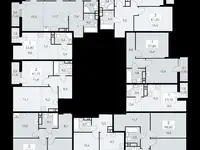 2-х комнатная квартира, 61,20 м², 11 эт., ЖК Бунинские Кварталы, фотография 2