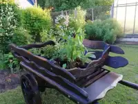 декоративная телега