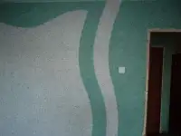 клеим обои ,декоративная штукатурка ,жидкие обои, фотография 4