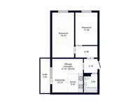 Квартира, 58,63 м², 5 эт., Тракторозаводский, Конструктора духова ул, 14, фотография 12