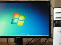 Монитор BenQ и системный блок 