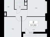 Продам 2 комнатную квартиру