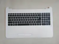 HP 15-BA502ur Топкейс AP1O2000330 Белый с клавиатурой и кнопкой вкл.