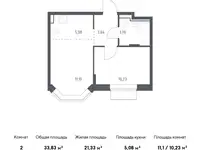 Продам 2 комнатную квартиру