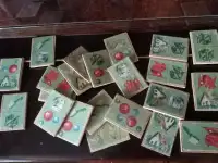 1964 год РЕТРО Детское домино  со старыми рисунками кино, фотография 3
