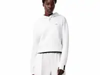 Женская толстовка lacoste loose fit с капюшоном