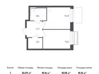 Продам 1 комнатную квартиру