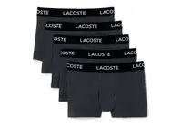 Однотонное мужское нижнее бельё lacoste (5шт.), фотография 5
