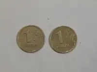 Монеты 1 рубль 1999 год спмд и ммд 2 шт