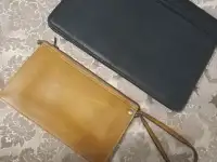 Новая  черная  кожаная  папка  35 x 27 см   в идеале, фотография 3