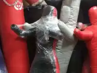 Манекен для борьбы одноногий, двуногий, фотография 8