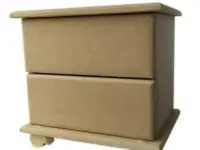 Шкатулка заготовка мини-комод  из МДФ (22см Х 17 см х 20,5см) Бесплатная доставка по России, фотография 2